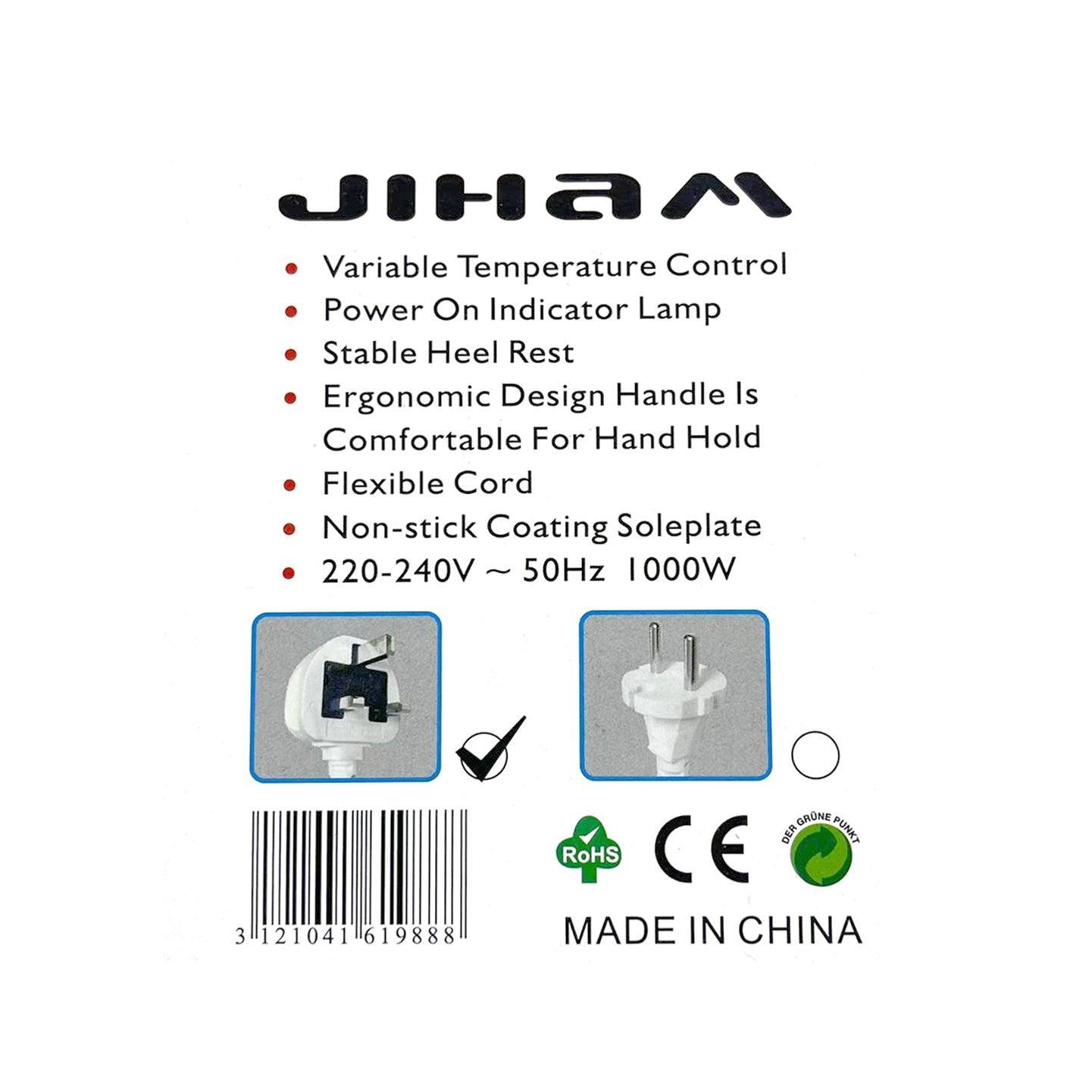 Jiham Steam Dry Iron Box (1000W) YPF-2003A - Pinoyhyper