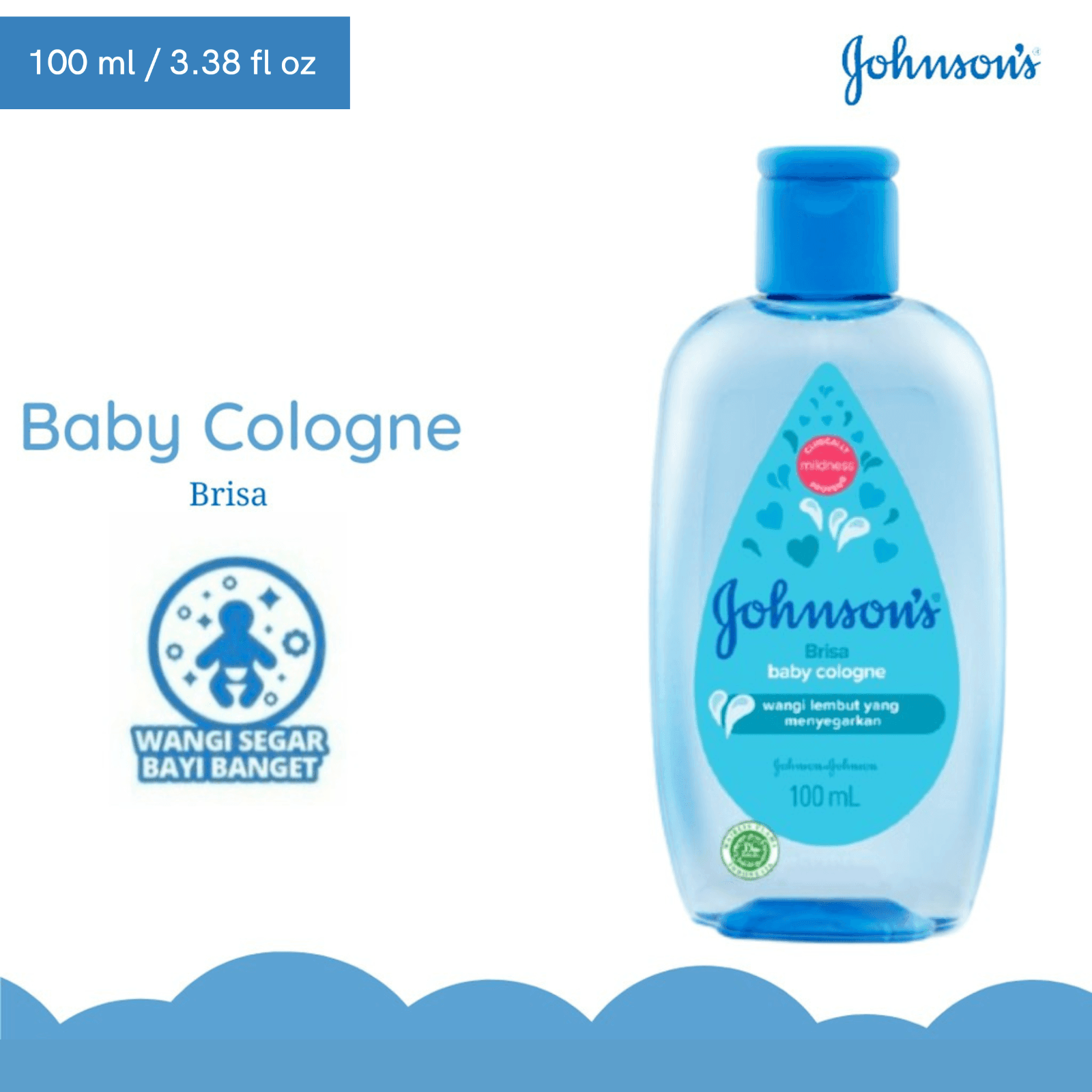 Johnson's Baby Cologne Brisa - 100ml - Pinoyhyper
