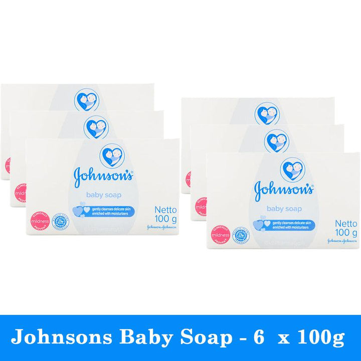 Johnsons Baby Soap - 6 x 100g - Pinoyhyper