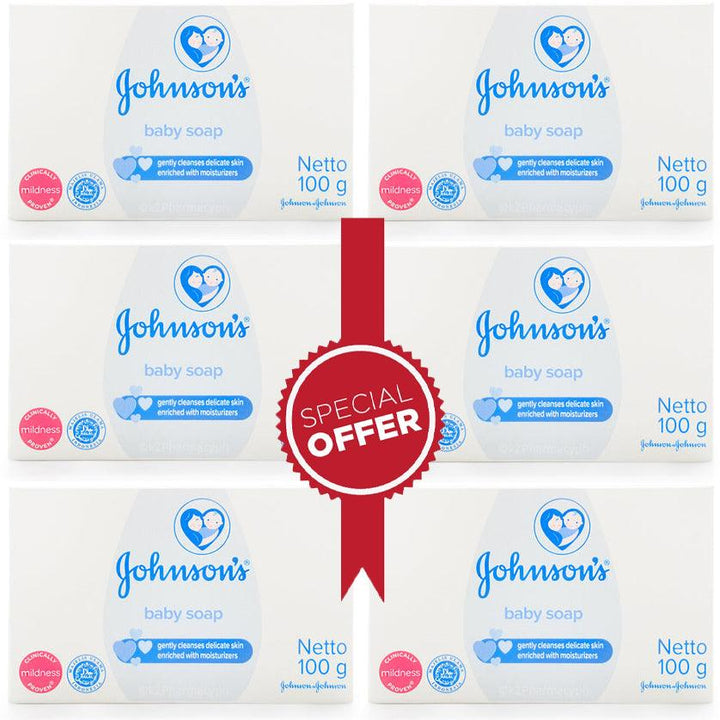 Johnsons Baby Soap - 6 x 100g - Pinoyhyper