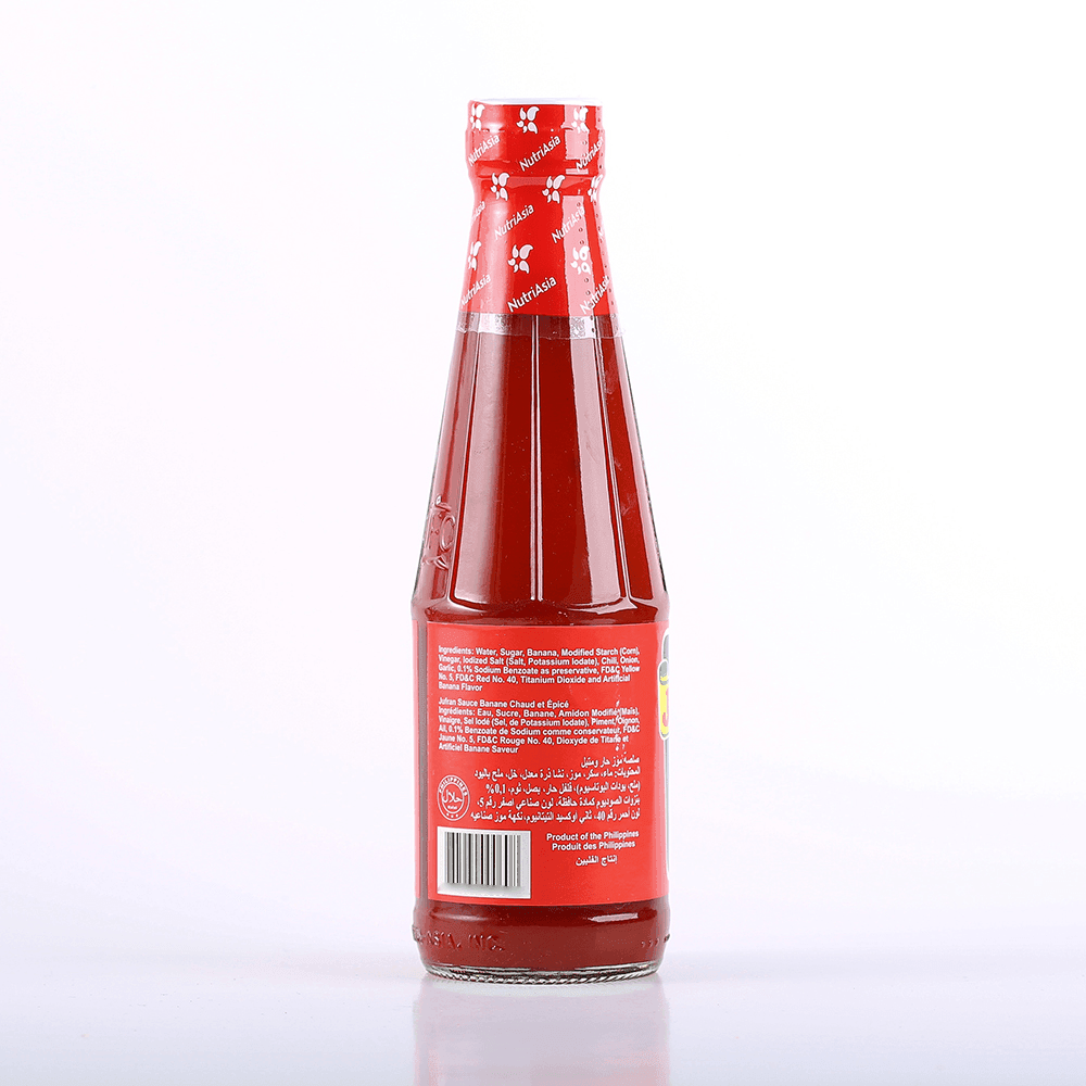 Jufran Banana Sauce Hot & Spicy - 560g - Pinoyhyper