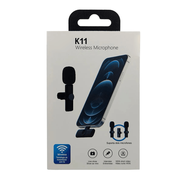 K11 Wireless Microphone (Double Mic) - Pinoyhyper