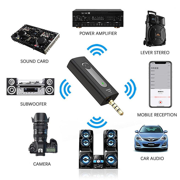 K35 Clip Double Mic Wireless Microphone for Mobile Phone - AUX - Pinoyhyper