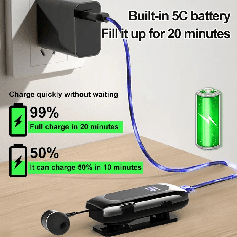 K55 Clip On Wireless Headset - Pinoyhyper