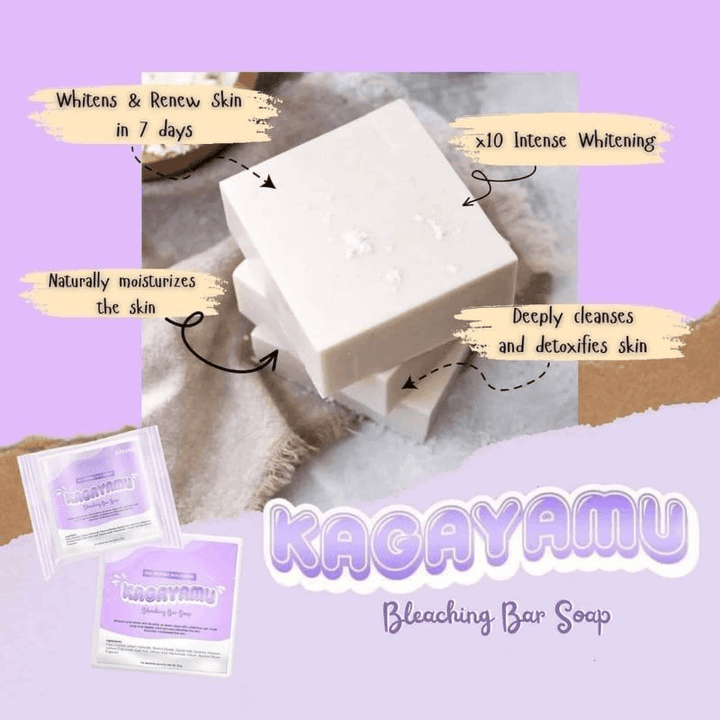 Kagayamu Bleaching Soap (Violet) - 70g - Pinoyhyper