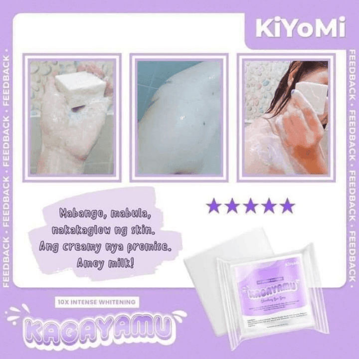 Kagayamu Bleaching Soap (Violet) - 70g - Pinoyhyper