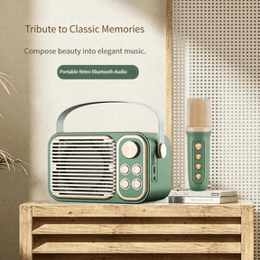 Karaoke Portable BT Speaker With Microphone - M104 - Pinoyhyper