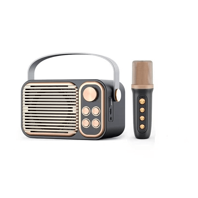 Karaoke Portable BT Speaker With Microphone - M104 - Pinoyhyper