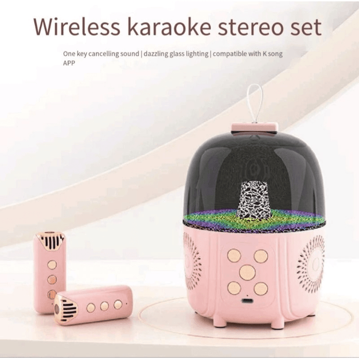 Karaoke Portable BT Speaker With Microphone Q-3 - Pinoyhyper