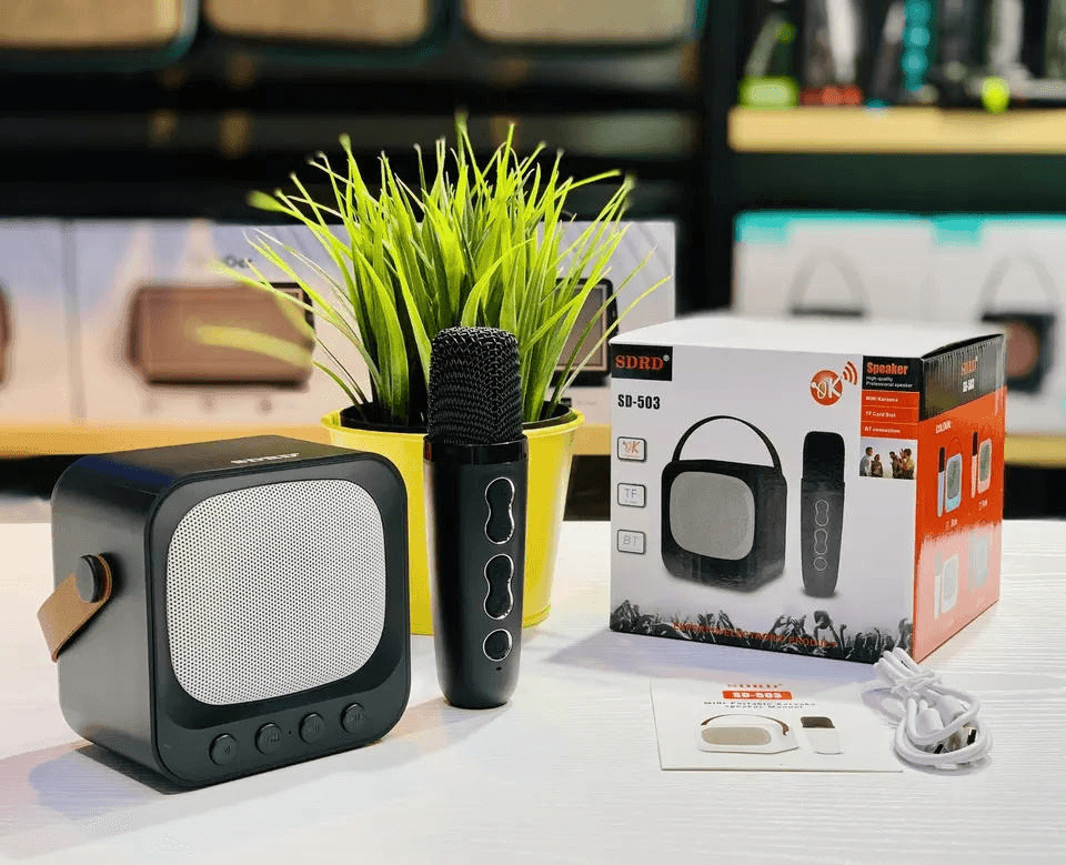 Karaoke Portable BT Speaker With Microphone SD-503 - Pinoyhyper
