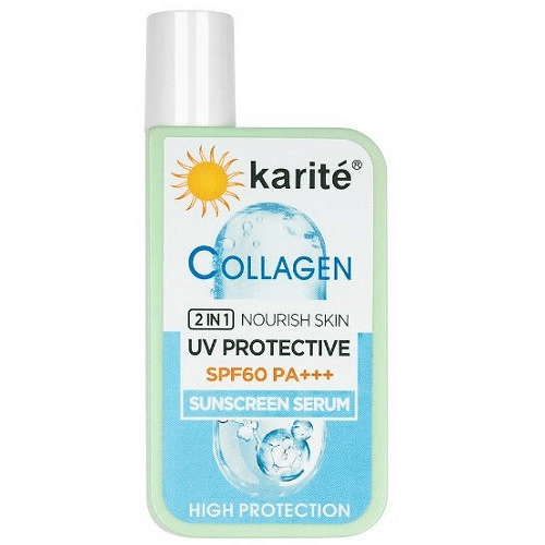 Karite Collagen Spf 60 UV Protective Sunscreen Serum - 60ml - Pinoyhyper