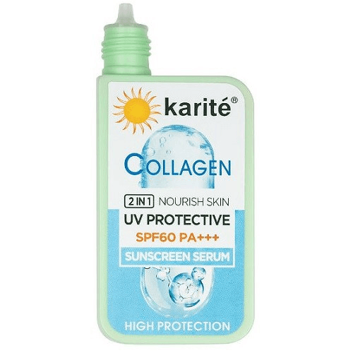 Karite Collagen Spf 60 UV Protective Sunscreen Serum - 60ml - Pinoyhyper