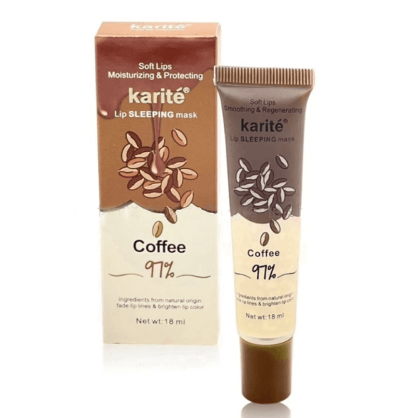 Karite Lip Sleeping Mask With Coffee Extract 97% - 18ml - Pinoyhyper