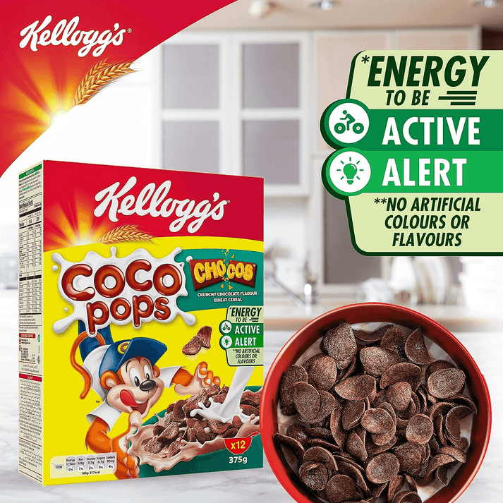 Kellogg's Coco Pops Chocos Cereal The Original - 375g – Pinoy Hyper Kuwait