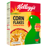 Kellogg's Corn Flakes Honey & Nuts Cereal The Original - 375g - Pinoyhyper