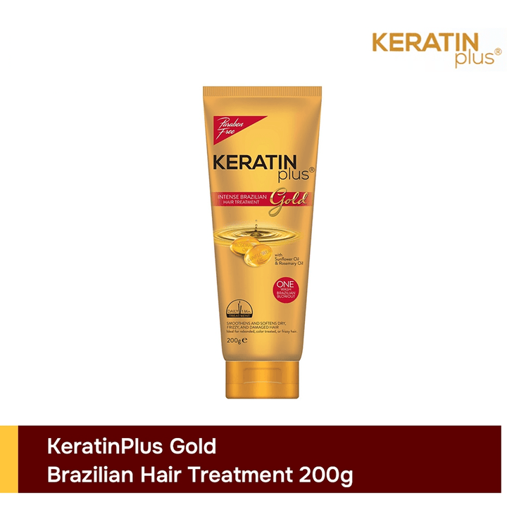 Keratin Plus Gold Intense Brazillian Hair Treatment Tube - 200g - Pinoyhyper
