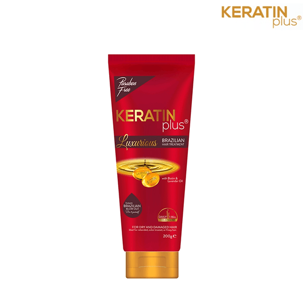 Keratin Plus Red Luxurious Brazillian Hair Treatment Tube - 200g - Pinoyhyper