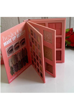 Kerry Rose Makup Kit 24 Eyeshadow & 6 Highlighter & 6 Blusher - Pinoyhyper
