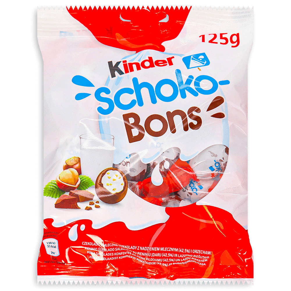 Kinder Schoko Bons Milk Filling Chocolate - 125g - Pinoyhyper