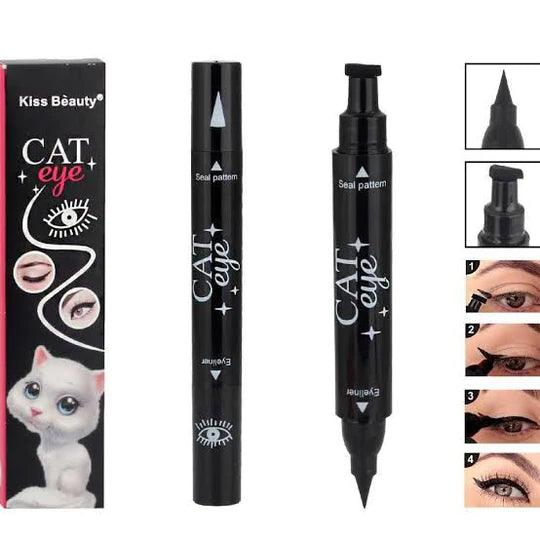 Kiss Beauty Cat Eye 2 in 1 Eyeliner and Stamp - Pinoyhyper