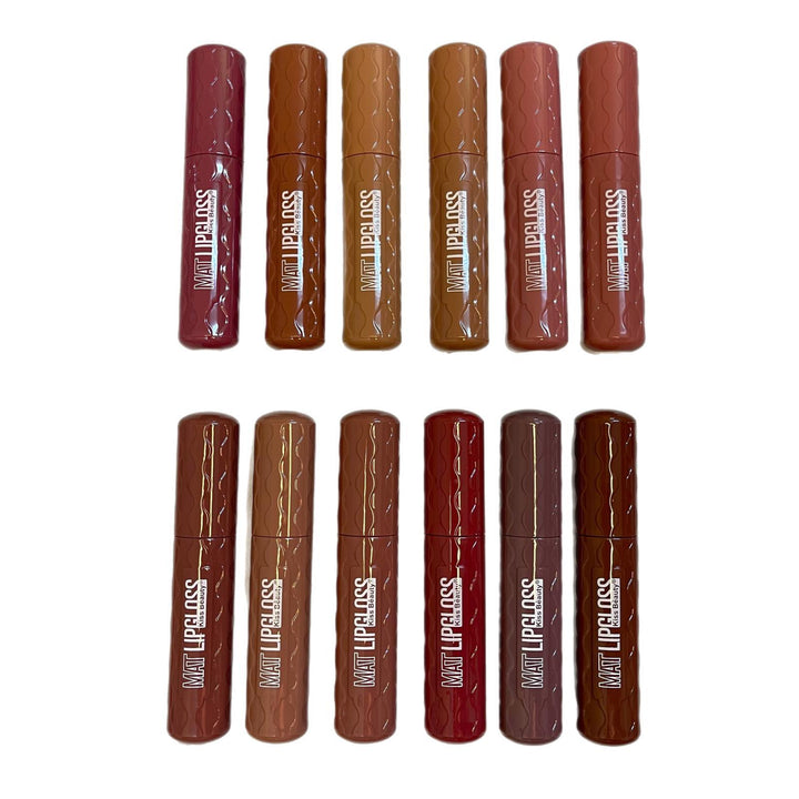 Kiss Beauty Mat LipGloss - 12 Pcs - Pinoyhyper