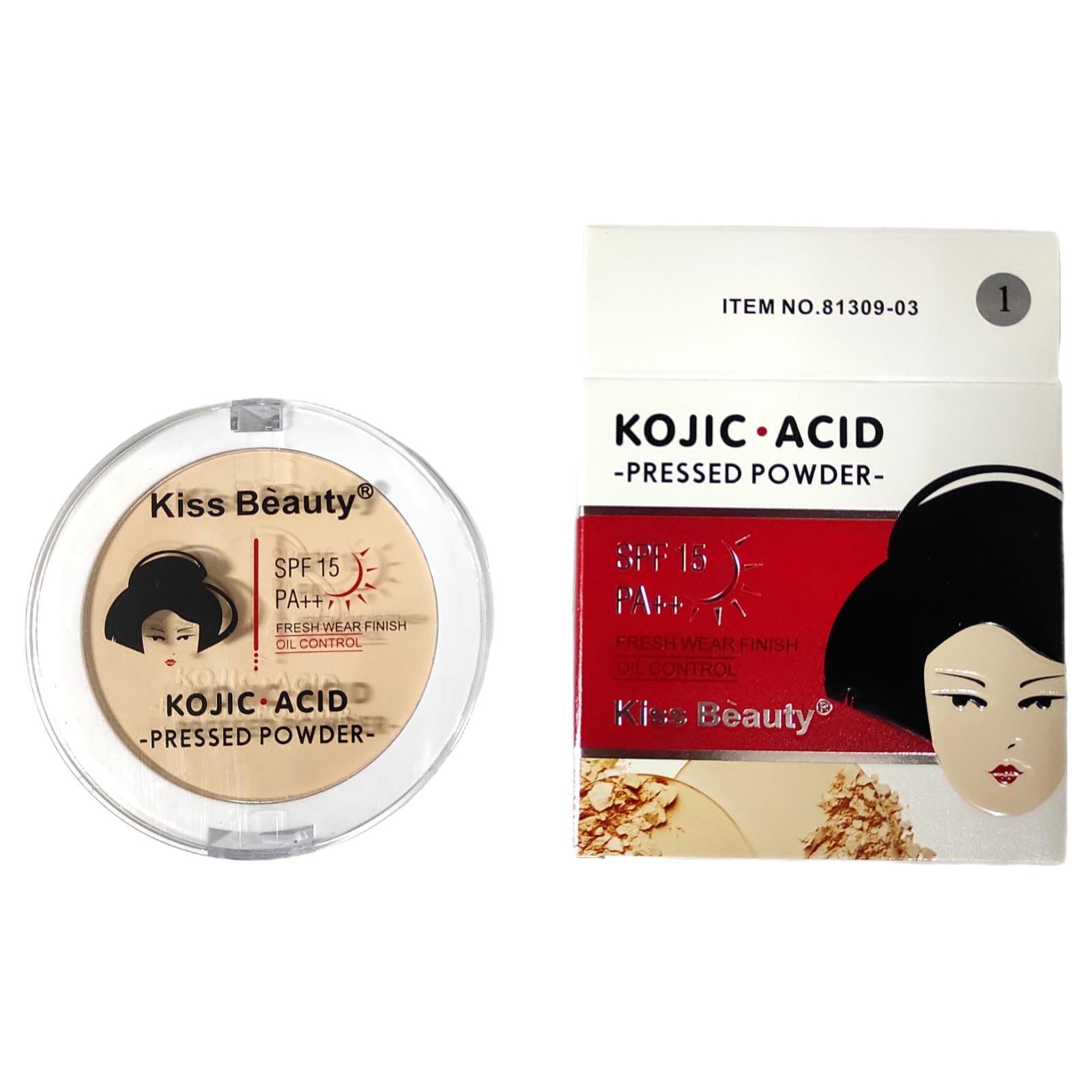 Kojic Acid Pressed Powder Fresh Wear Finish Oil Control SPF15 PA++ - 35g - Pinoyhyper