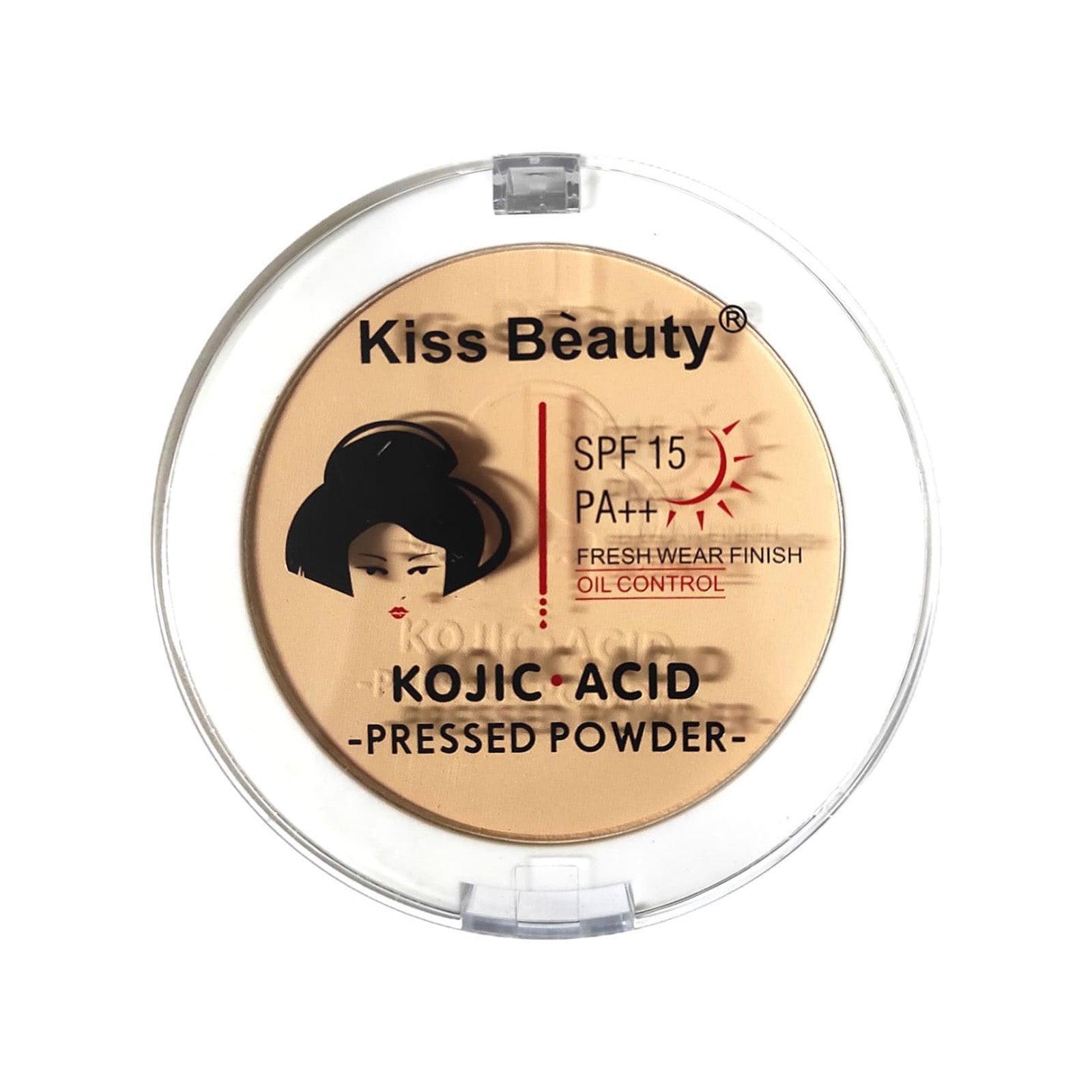Kojic Acid Pressed Powder Fresh Wear Finish Oil Control SPF15 PA++ - 35g - Pinoyhyper