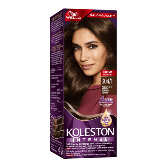 Koleston Hair Color Crème - Medium Ash Brown (304/1) - Pinoyhyper