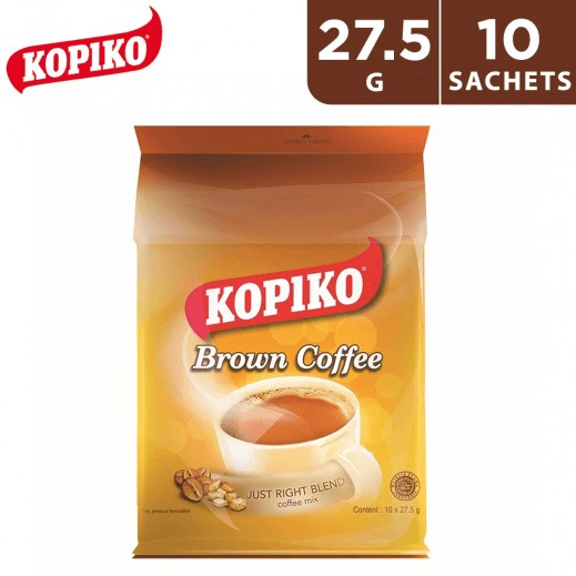 KOPIKO Brown Coffee Bag 10x25gm (1+1) Offer - Pinoyhyper