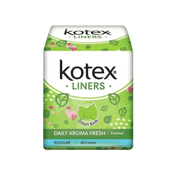 Kotex Betel Leaf Regular Aroma Fresh Pantyliner - 40 Pads - Pinoyhyper