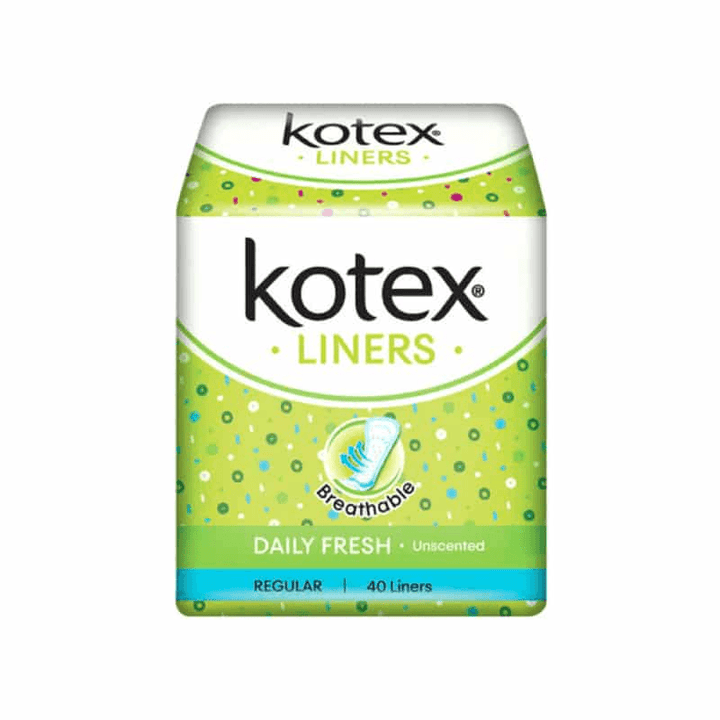 Kotex Daily Fresh Unscented Pantyliner Regular - 40 Pads - Pinoyhyper