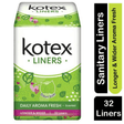 Kotex Fresh Longer & Wider Pantyliner Betel Leaf - 32 Pads - Pinoyhyper