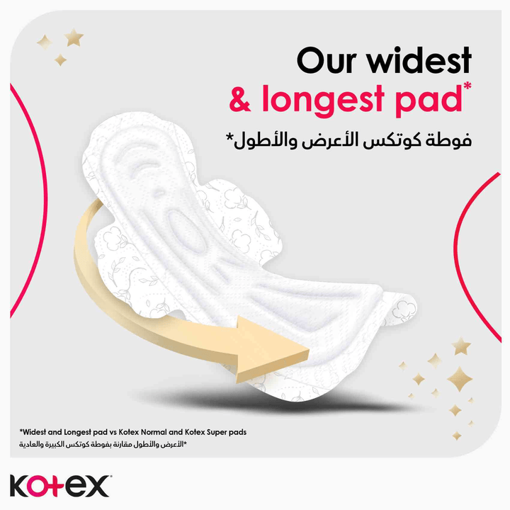 Kotex Maxi Protect Thick Pads Overnight Protection With Wings - 16Pcs - Pinoyhyper