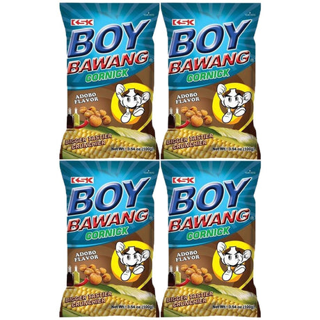 KSK Boy Bawang Cornick Adobo 100g (3+1) Offer - Pinoyhyper