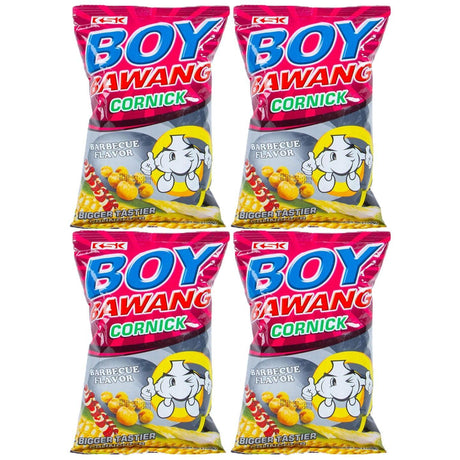KSK Boy Bawang Cornick Barbecue 90g (3+1) Offer - Pinoyhyper
