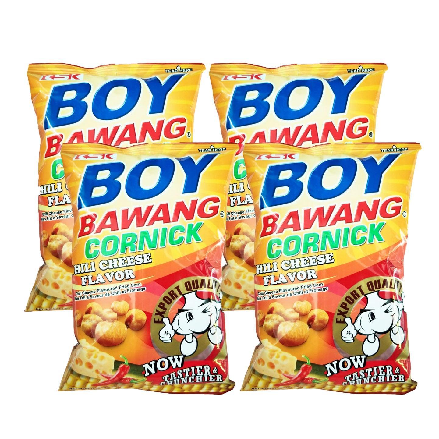 KSK Boy Bawang Cornick Chili Cheese 80g (3+1) Offer - Pinoyhyper