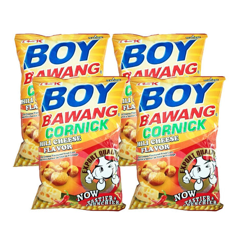 KSK Boy Bawang Cornick Chili Cheese 80g (3+1) Offer - Pinoyhyper