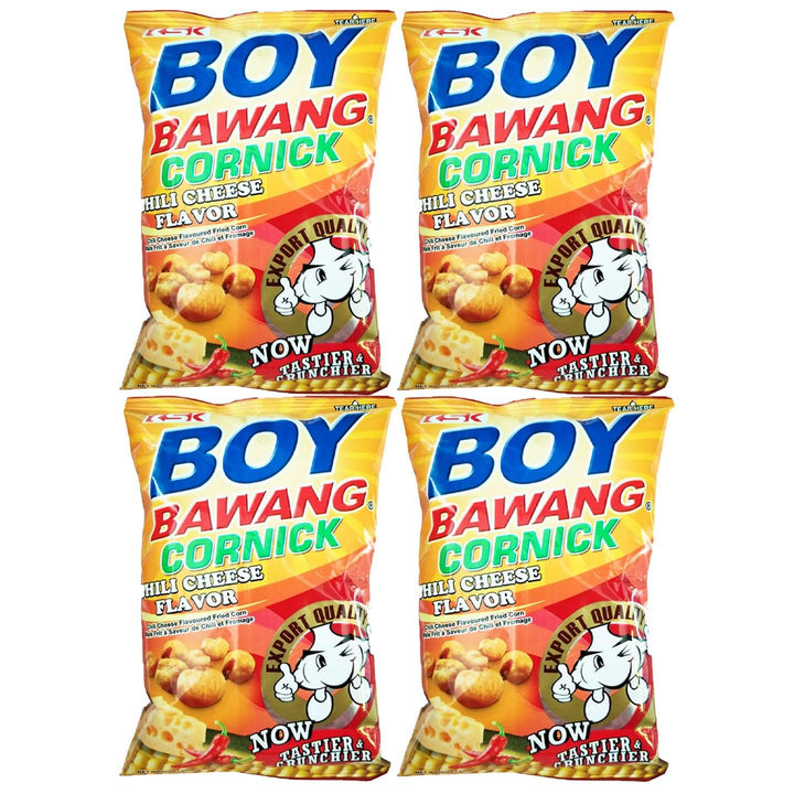 KSK Boy Bawang Cornick Chili Cheese 80g (3+1) Offer - Pinoyhyper