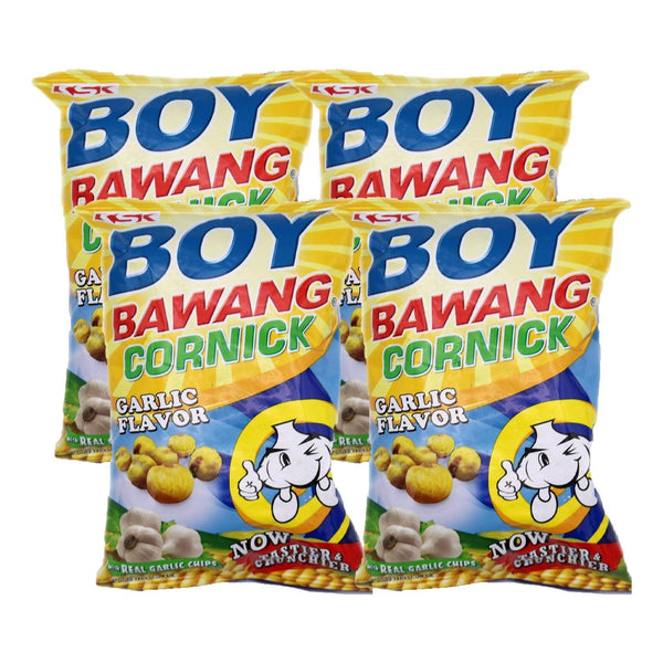 KSK Boy Bawang Cornick Garlic 100g (3+1) Offer - Pinoyhyper
