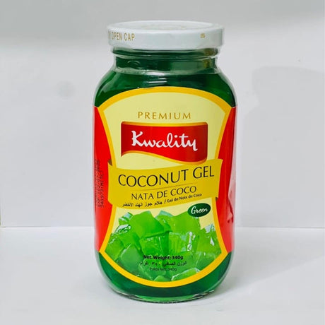 Kwality Coconut Gel Nata De Coco Green - 340g - Pinoyhyper