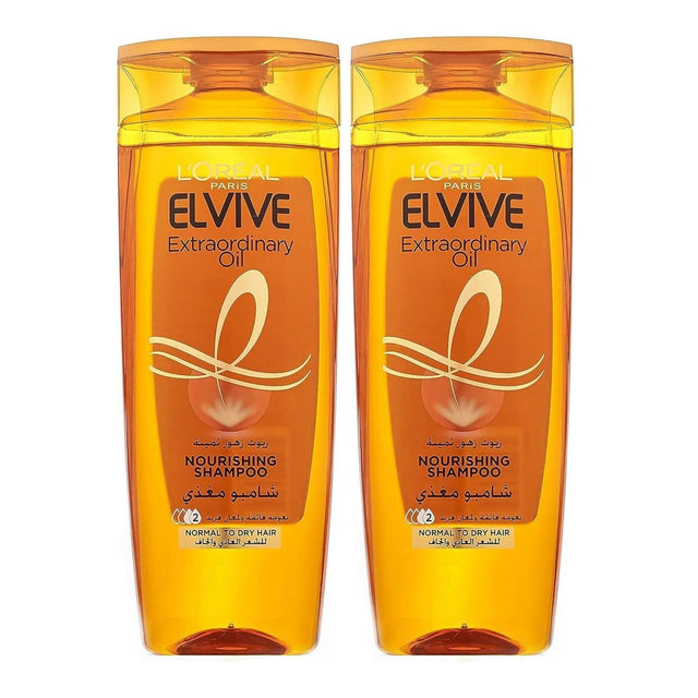 L'Oreal Elvive Extraordinary Oil Nourishing Shampoo - 400ml+400ml - Pinoyhyper