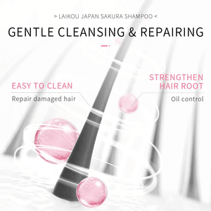 LAIKOU Japanese Sakura Shampoo Repair Damaged Hair - 100ml - Pinoyhyper