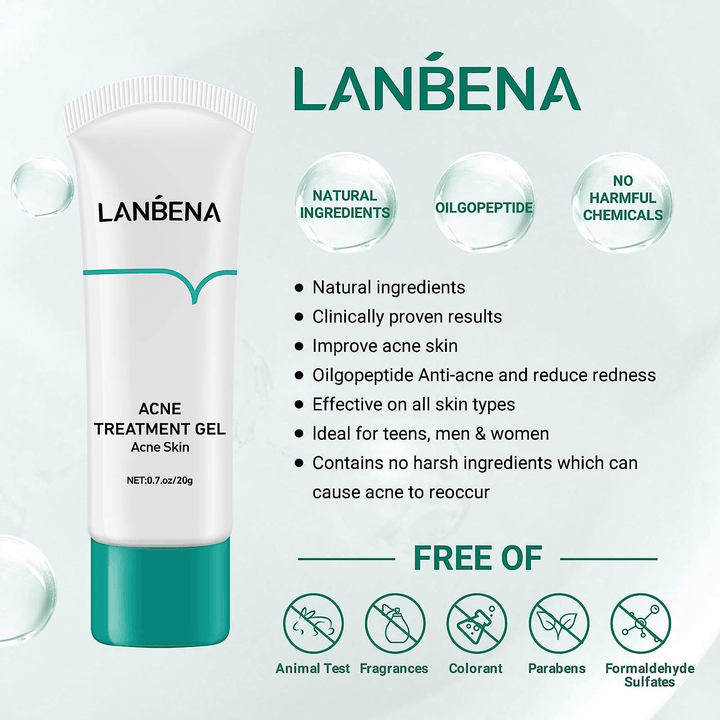 Lanbena Anti Acne Solution Gel - 20g - Pinoyhyper