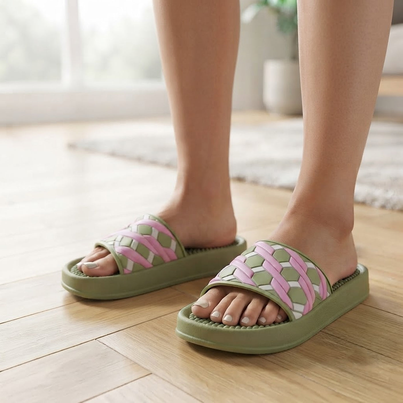 Woven Acupressure Massage Slipper & Sandals