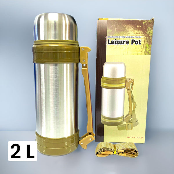 Leisure Pot Vacuum Thermos Hot Flask - 2 L - Pinoyhyper