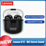 Lenovo Original True Wireless Earbuds BT V5.3 - LP12 - Pinoyhyper