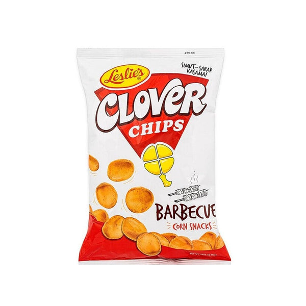 Leslie's Clover Chips Barbeque Flavour Corn Snack 85gm - Pinoyhyper