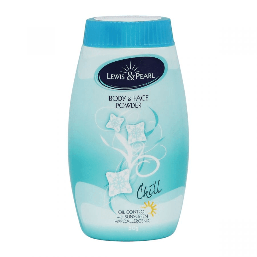 Lewis & Pearl Chill Body & Face Powder - 50g – Pinoy Hyper Kuwait