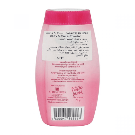 Lewis & Pearl White Blush Body & Face Powder - 50g - Pinoyhyper