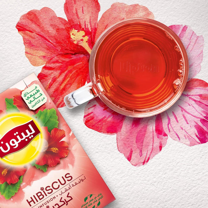 Lipton Herbal Infusion Tea Hibiscus, 20s - Pinoyhyper